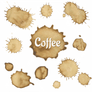 Coffee Stain Background PNG