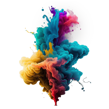 Colourful Smoke PNG Cutout - PNG All | PNG All