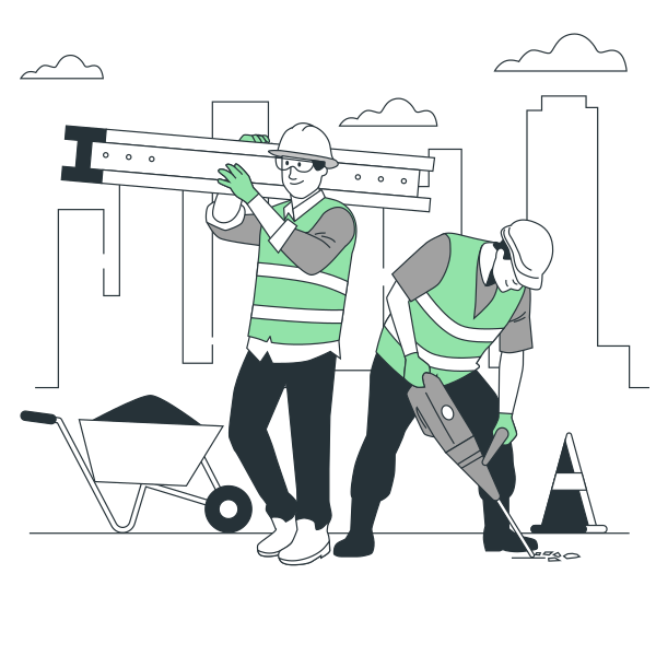 Construction Worker PNG Image