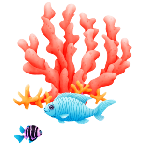 Coral Reef PNG Cutout