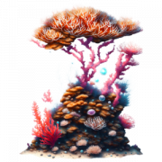 Coral Reef PNG Photo