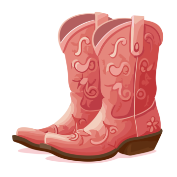Cowgirl Boot PNG Cutout