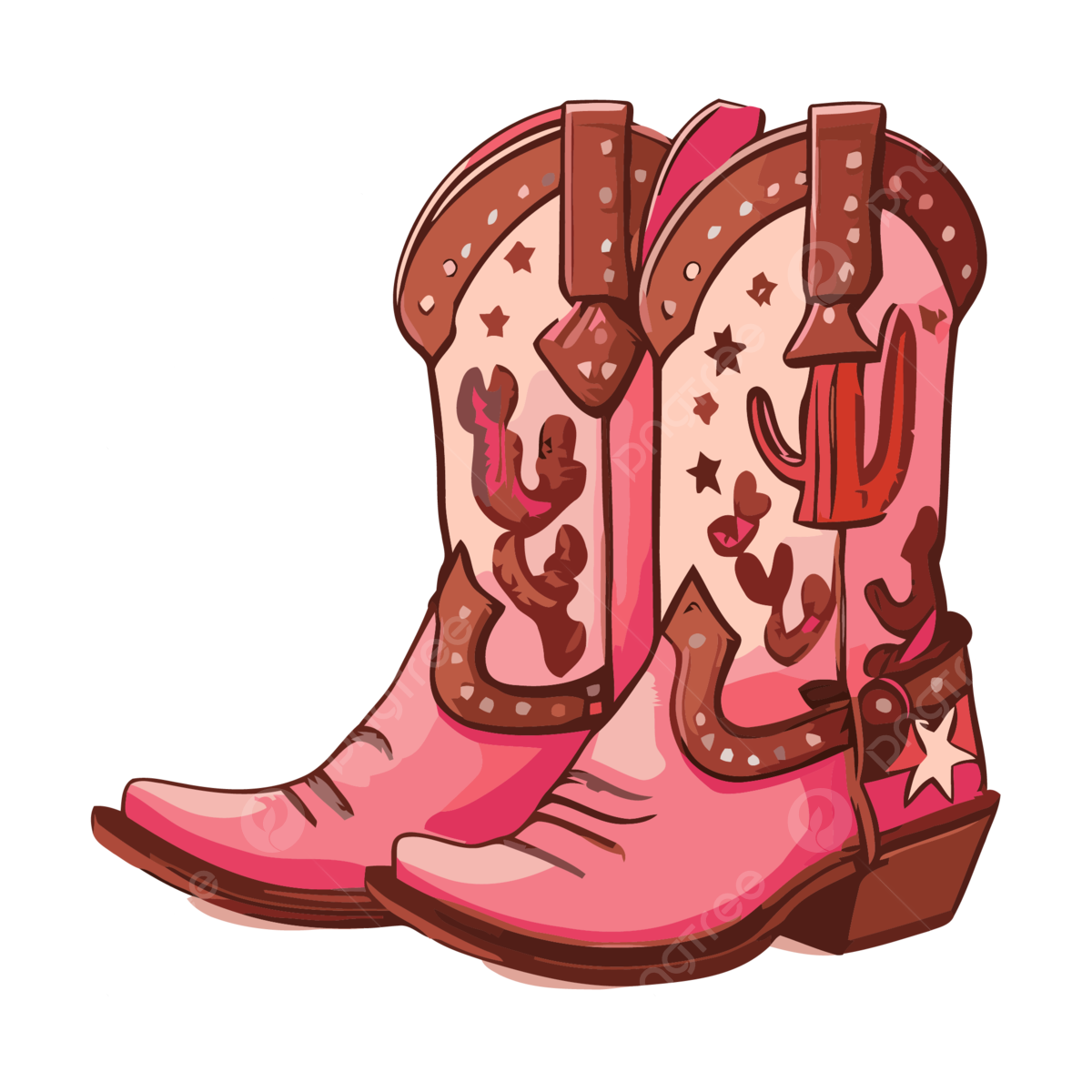 Cowgirl Boot PNG HD Image