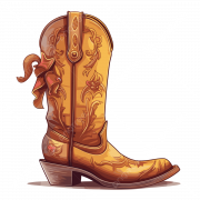 Cowgirl Boot PNG Images