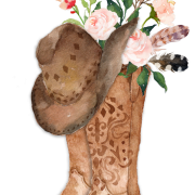 Cowgirl Boot PNG Images HD