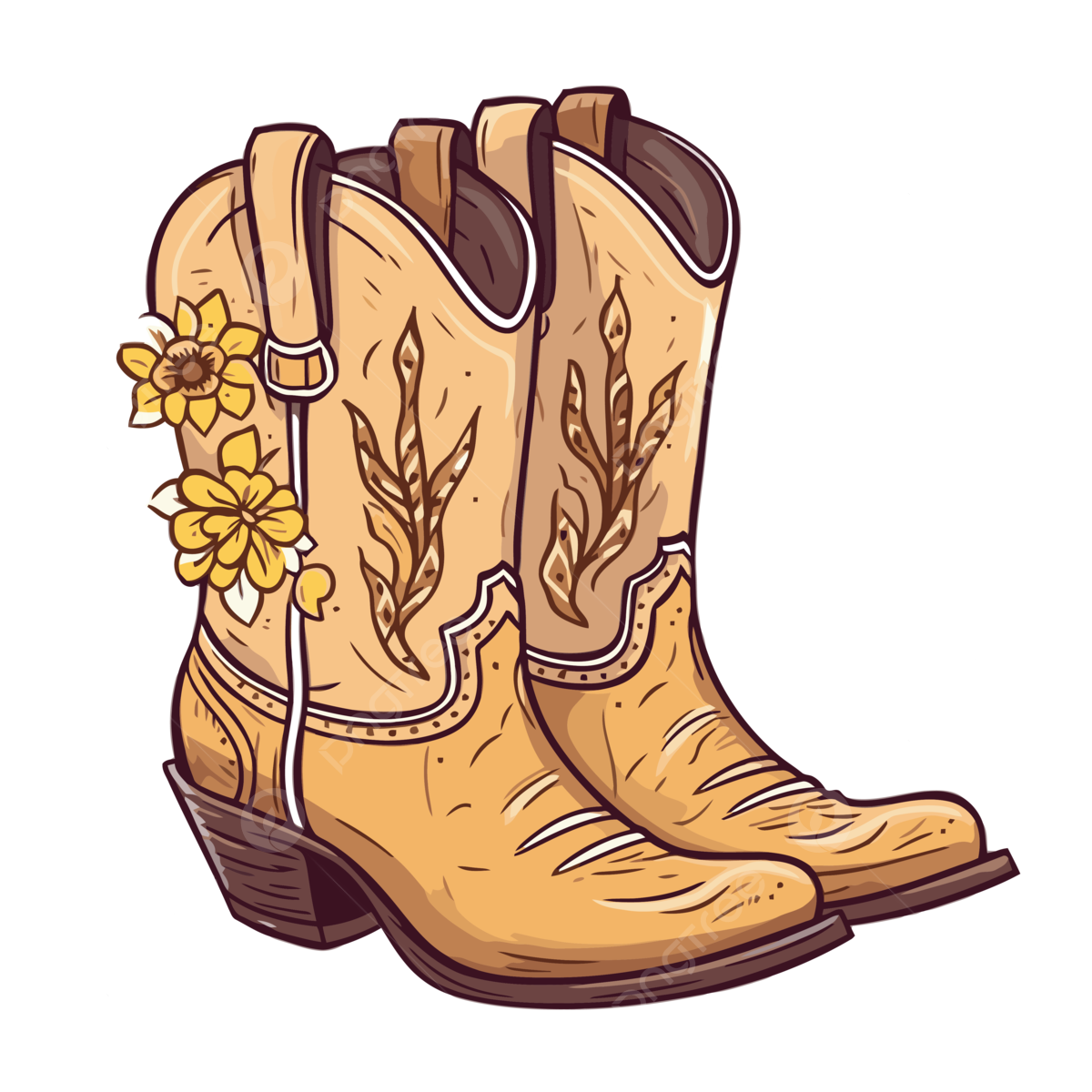 Cowgirl Boot PNG Photos