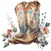 Cowgirl Boot Transparent