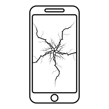 Cracked Screen PNG Free Image