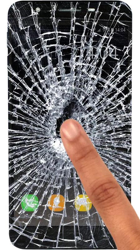 Cracked Screen PNG Pic