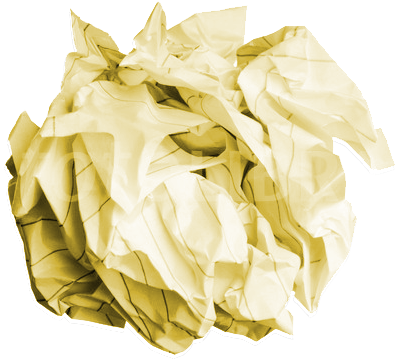 Crumpled Paper PNG Photo