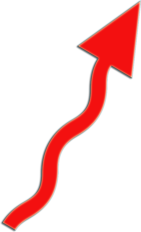 Curved Red Arrow PNG HD Image