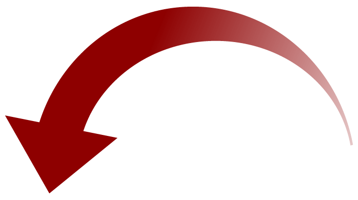 Curved Red Arrow PNG Picture