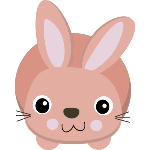 Cute Bunny PNG Clipart