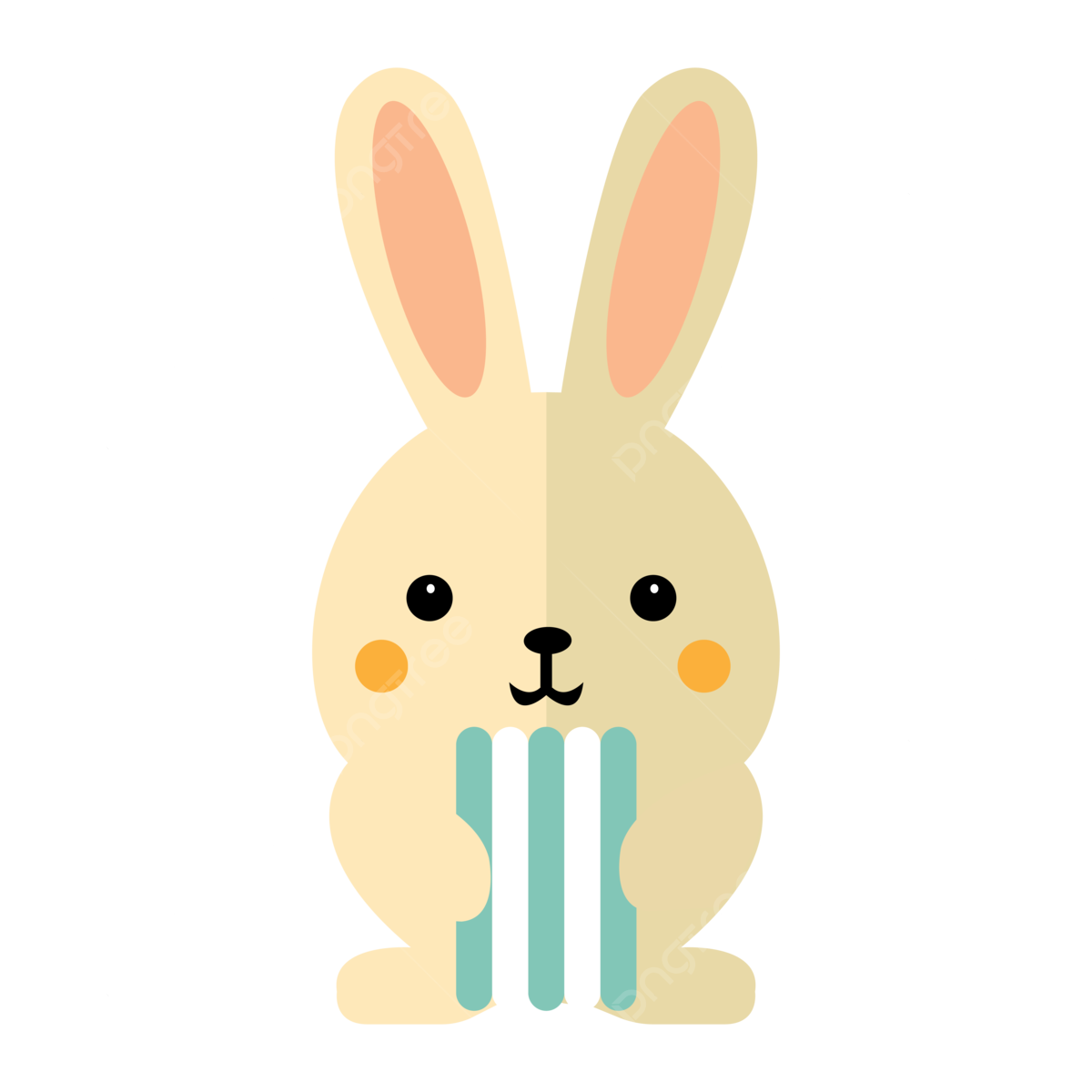 Cute Bunny PNG Free Image