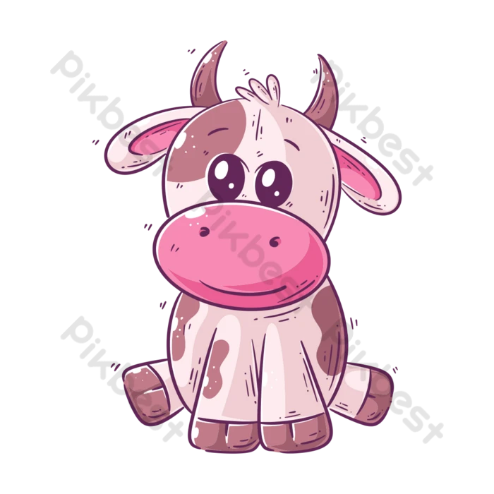 Cute Cow PNG Picture