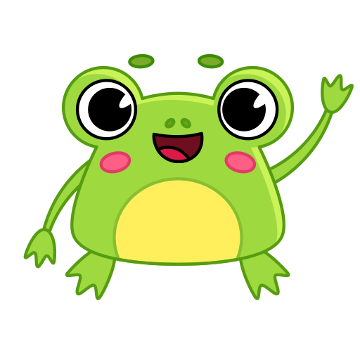 Cute Frog No Background