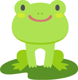 Cute Frog PNG Clipart