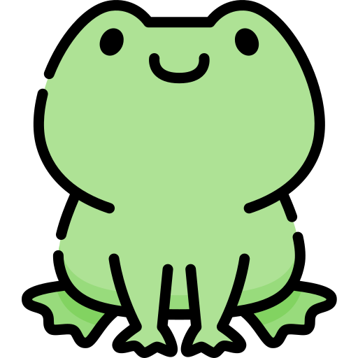 Cute Frog PNG HD Image