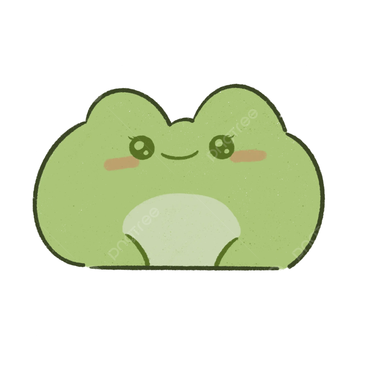 Cute Frog PNG Image