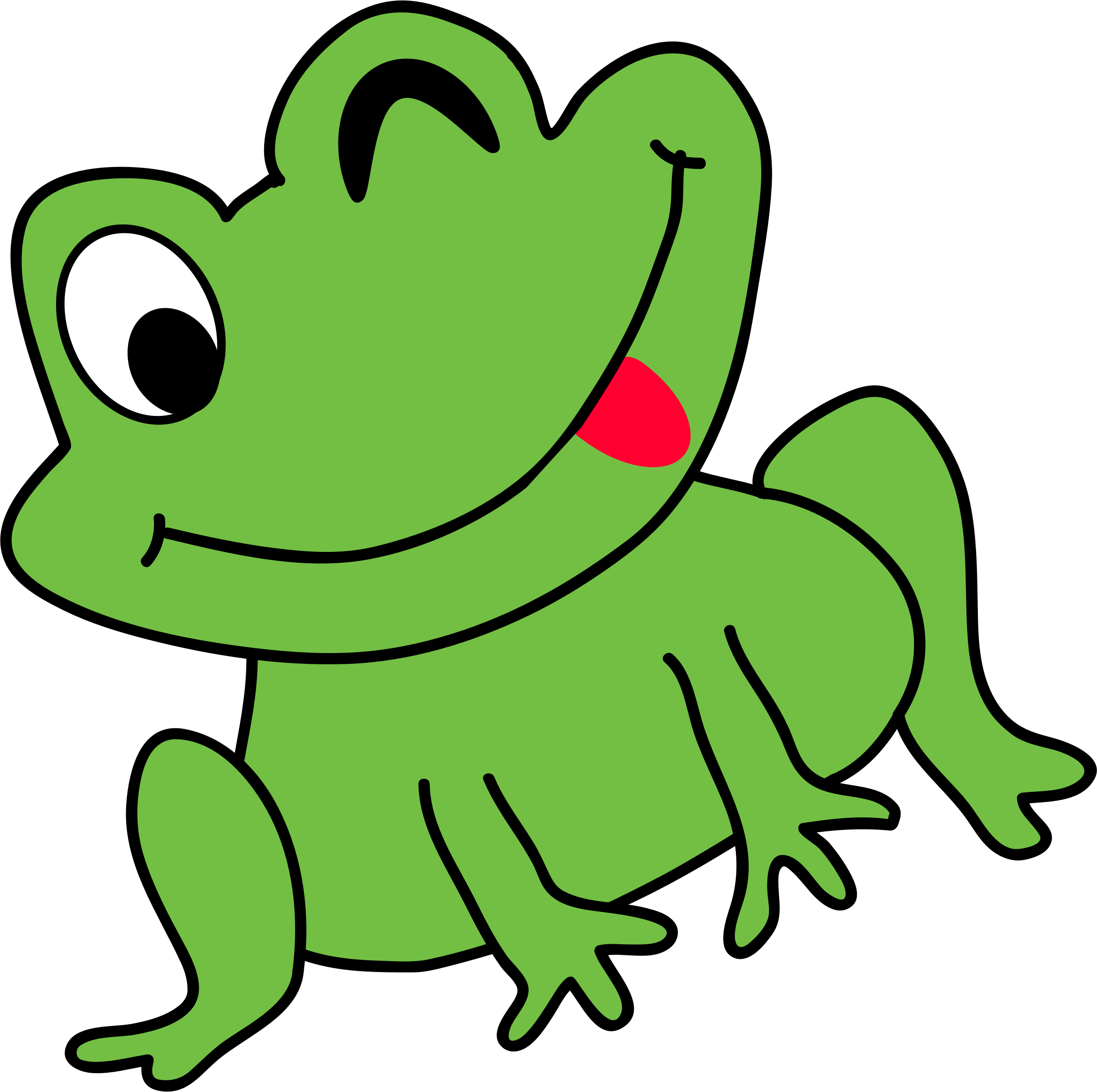 Cute Frog PNG Photo