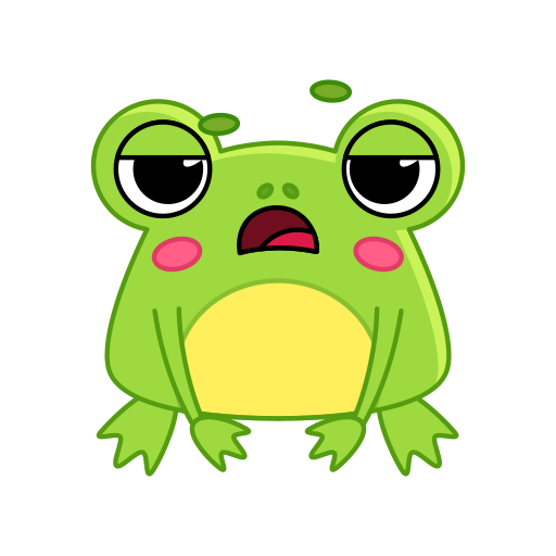 Cute Frog PNG
