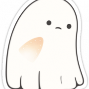Cute Ghost PNG Cutout
