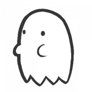 Cute Ghost PNG Image File