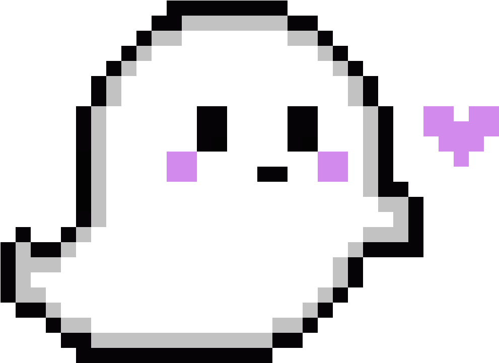 Cute Ghost PNG Image