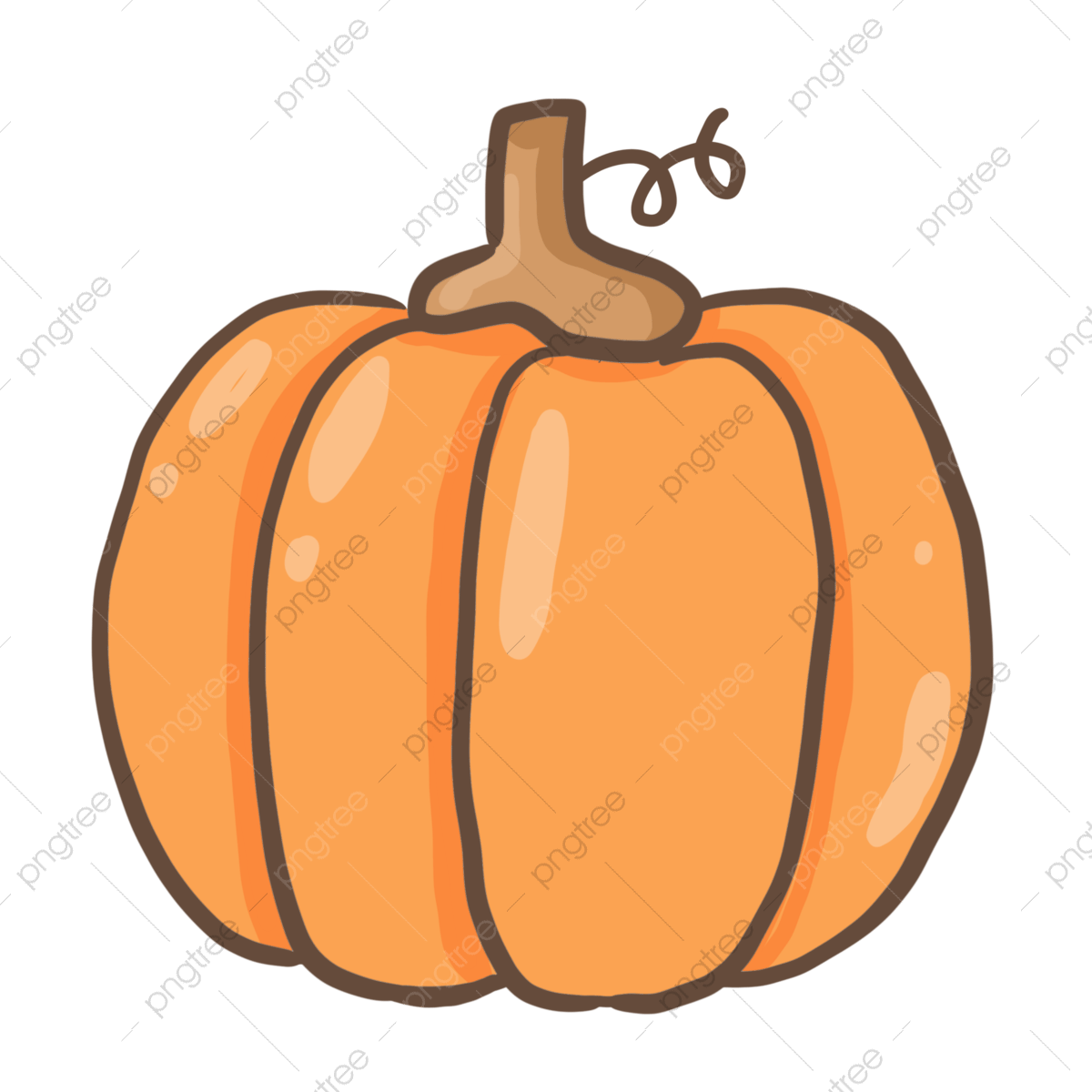 Cute Pumpkin PNG Cutout