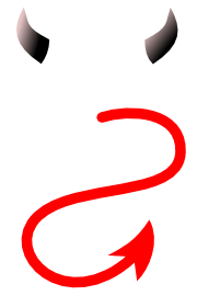 Devil Tail Background PNG