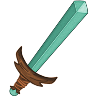 Diamond Sword PNG Clipart