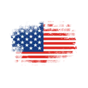 Distressed American Flag PNG HD Image