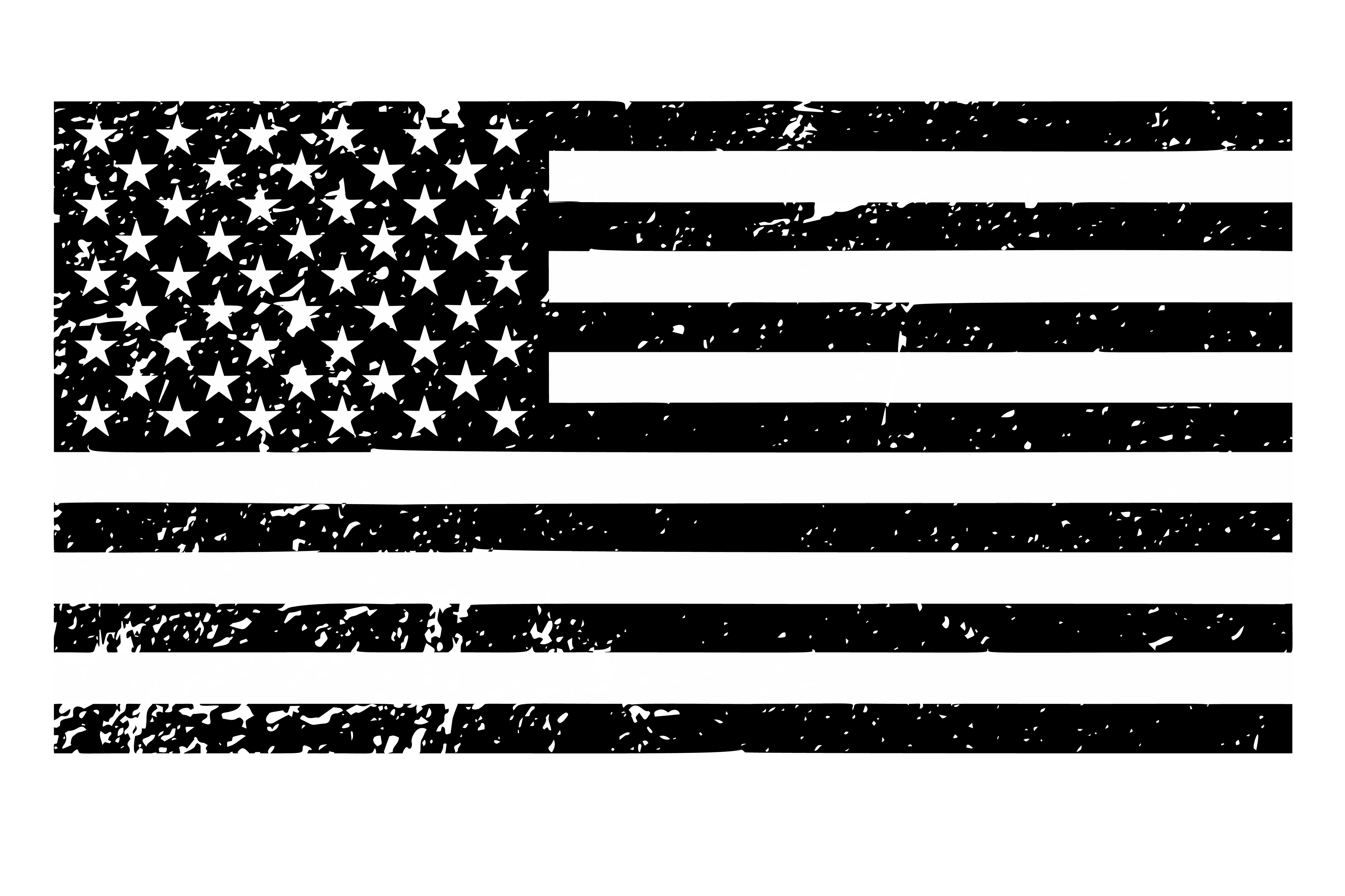 Distressed American Flag PNG Image