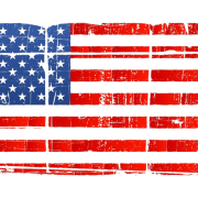 Distressed American Flag PNG Photo