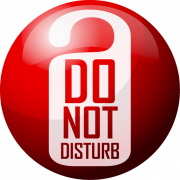 Do Not Disturb PNG Photos