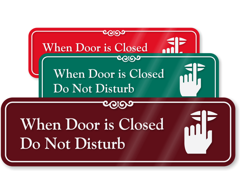 Do Not Disturb PNG Pic