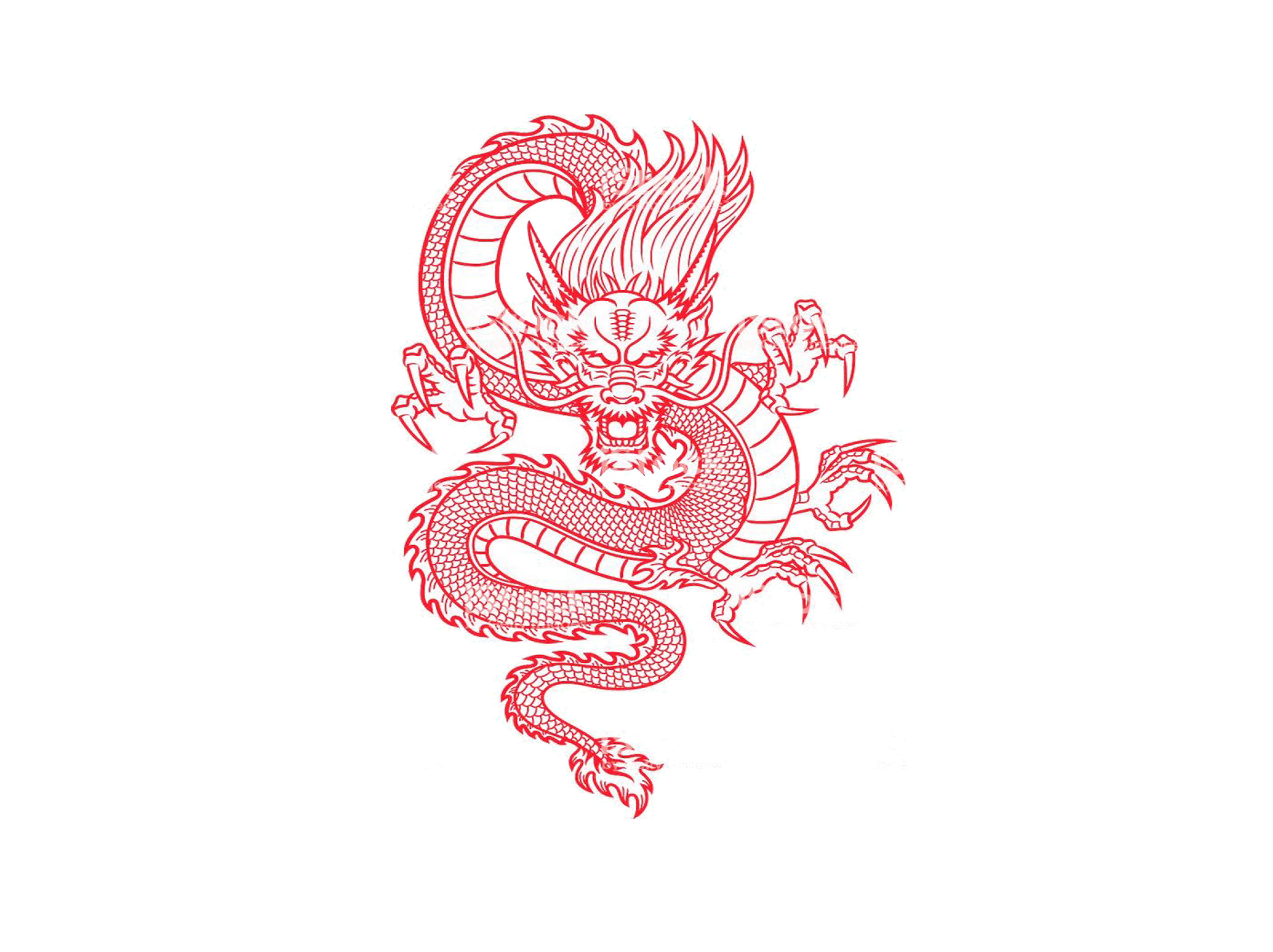 Dragon Tattoo PNG Free Image