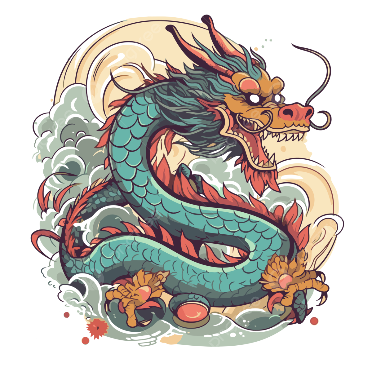 Dragon Tattoo PNG Pic
