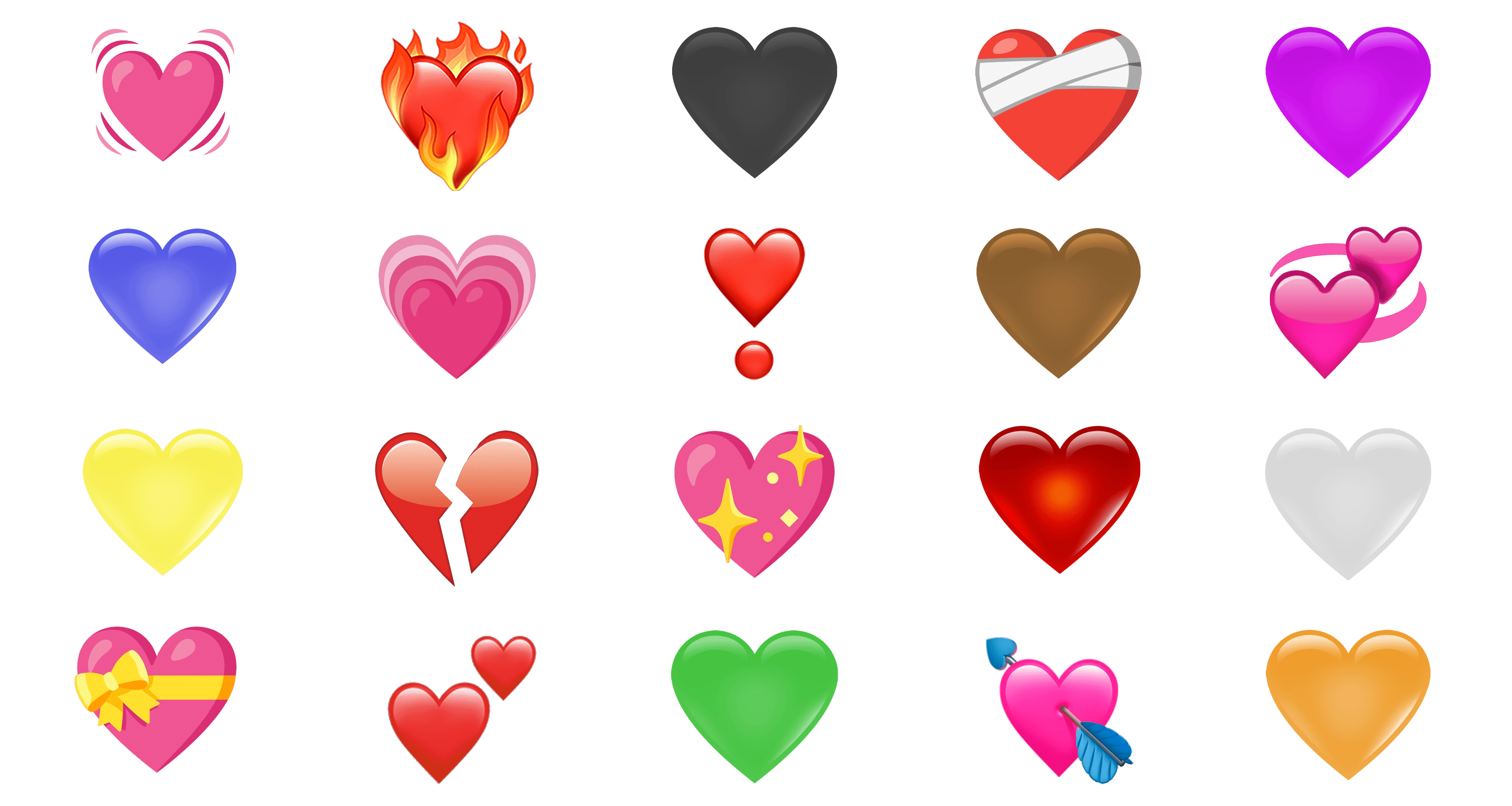Emoji Heart PNG Cutout