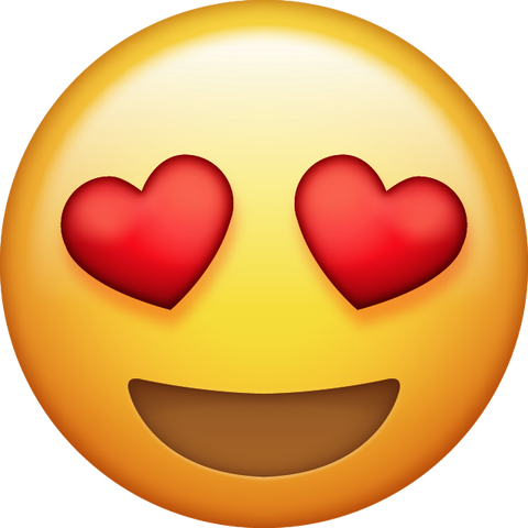Emoji Heart PNG HD Image
