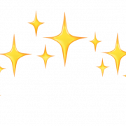 Emoji Sparkles PNG Cutout