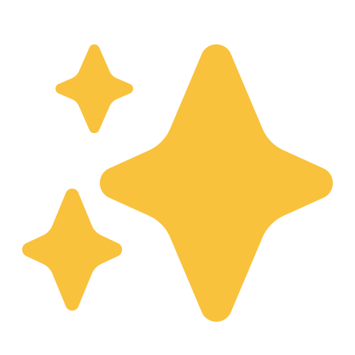 Emoji Sparkles PNG Picture