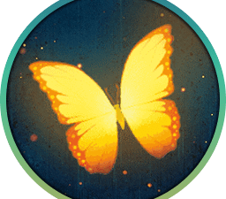 Encanto Butterfly Background PNG