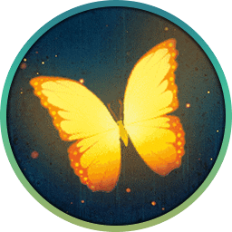 Encanto Butterfly Background PNG
