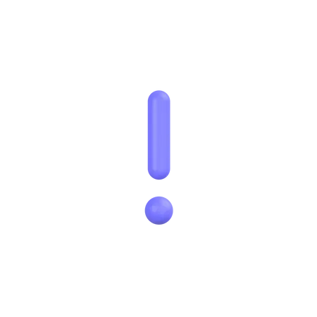 Exclamation Point PNG Cutout