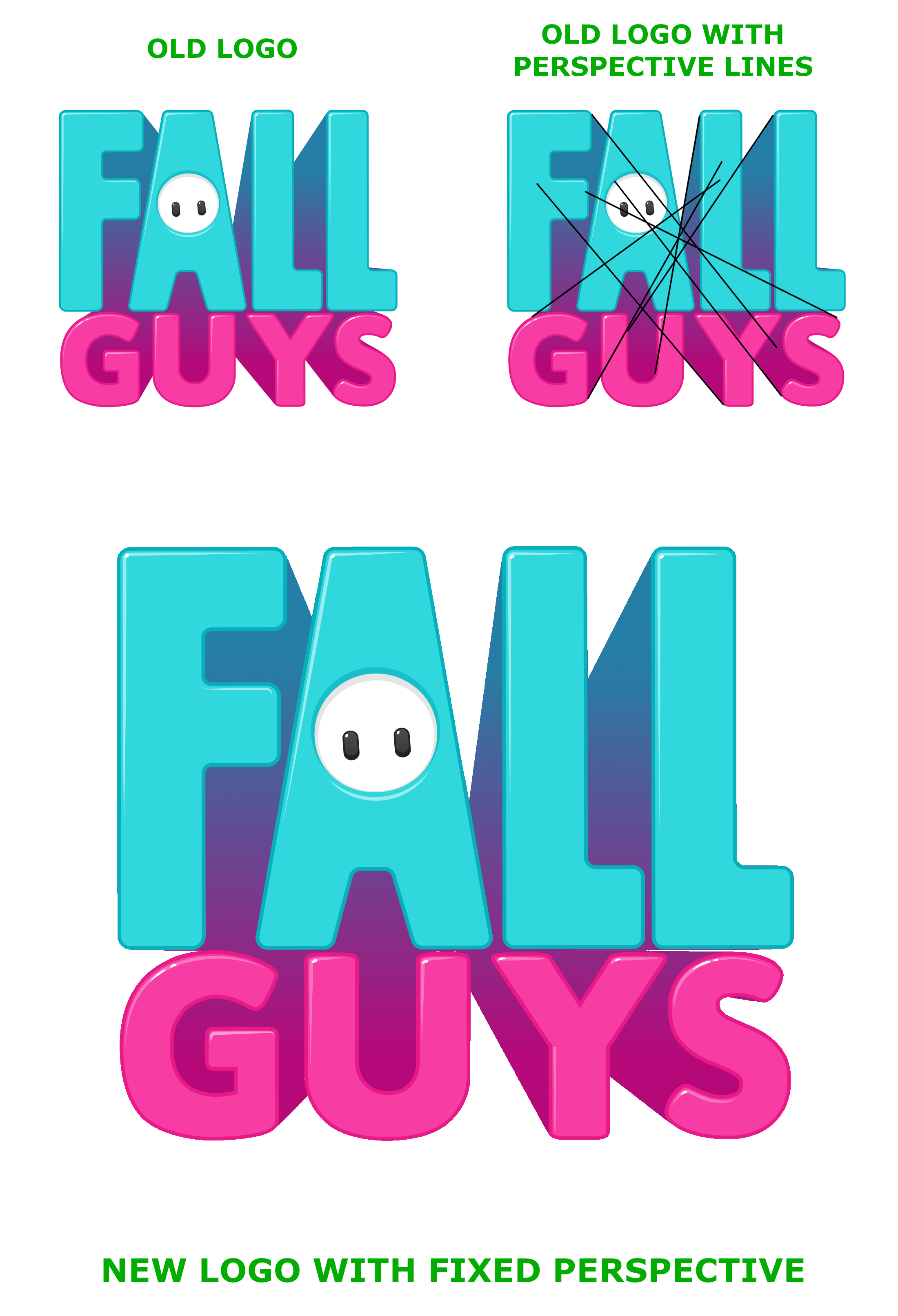 Fall Guys Logo PNG Background