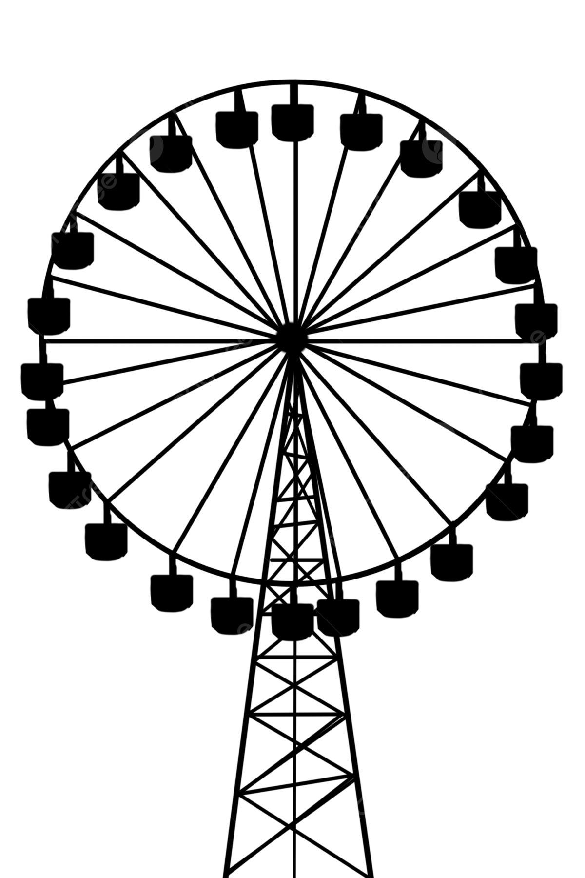 Ferris Wheel PNG Clipart