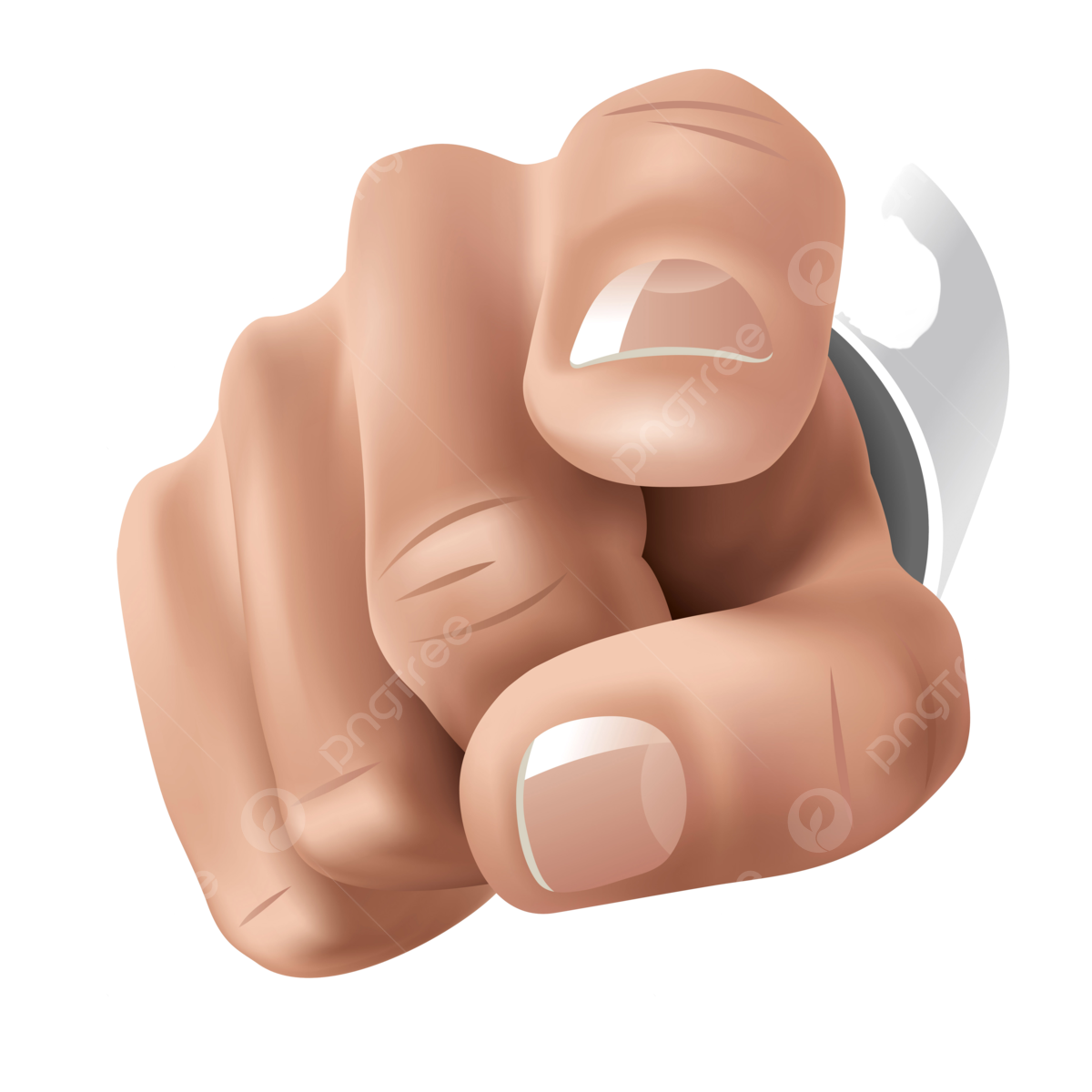 Finger Pointing At You PNG File