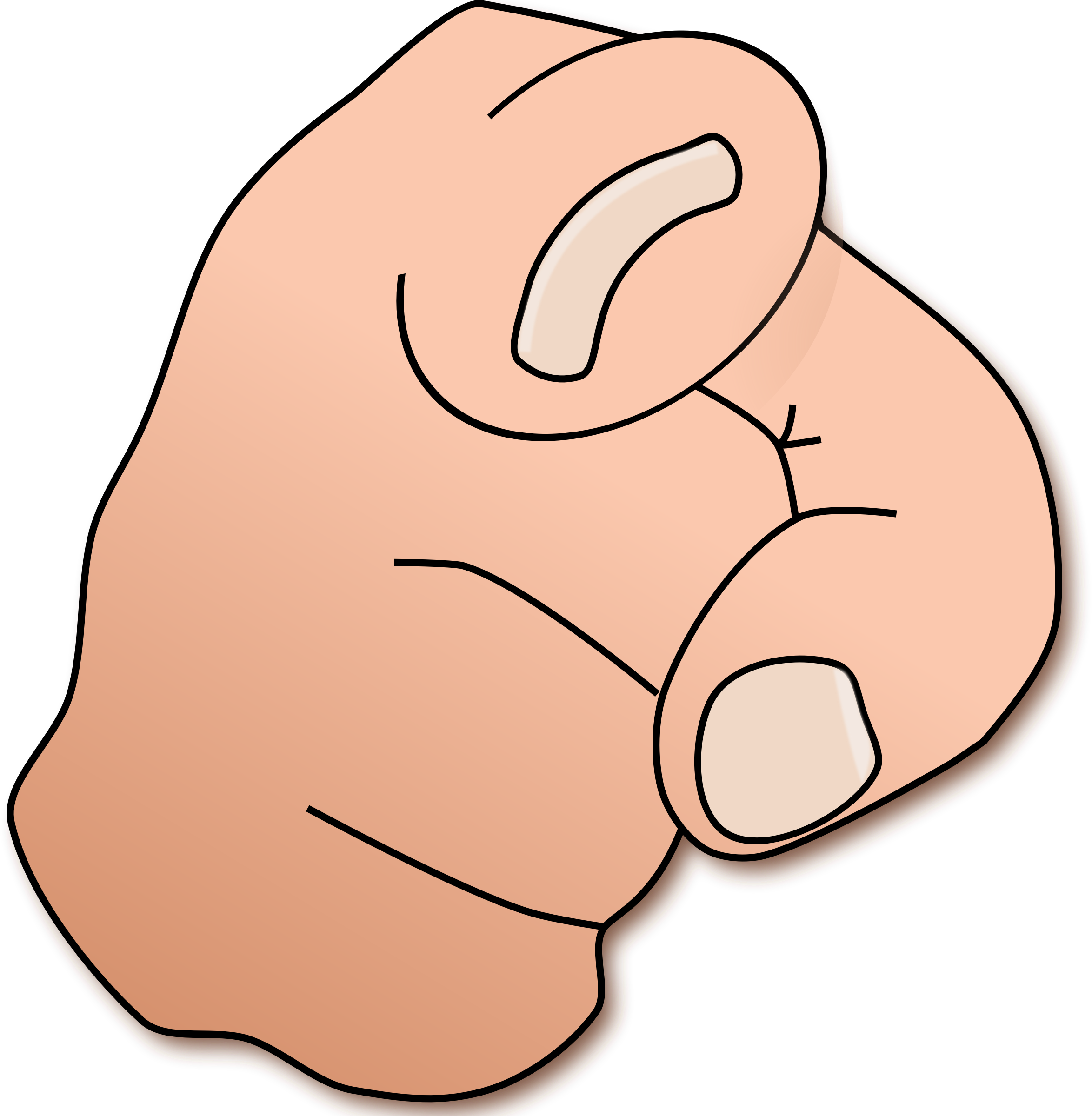 Finger Pointing At You PNG Image