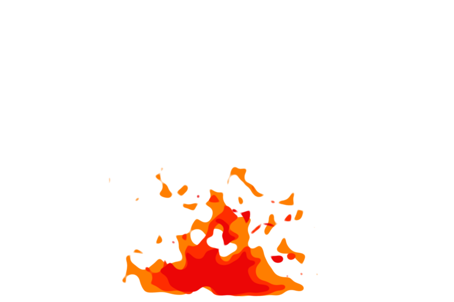 Fire Particles PNG Image